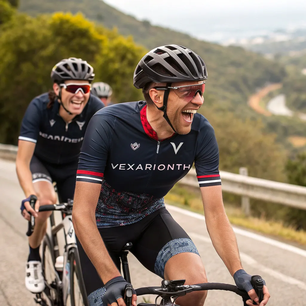Cyclists enjoying a ride with VEXARIONTH